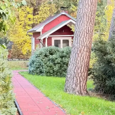 Chalet im Wald mit Sauna