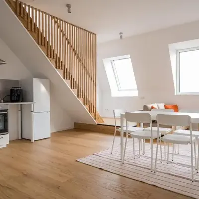 Modern top-floor apartment for 6 in Friedrichshain by Sabine
