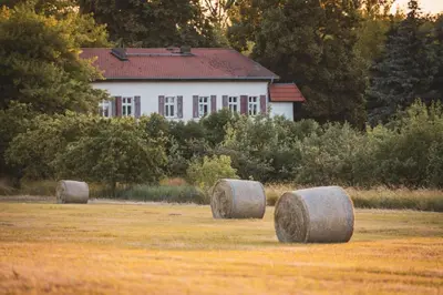 Grundriss der Unterkunft Privates Ferienhaus mit großem Garten