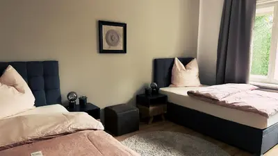 Ein Bett oder Betten in einem Zimmer der Unterkunft Ferienwohnung Seelenruh