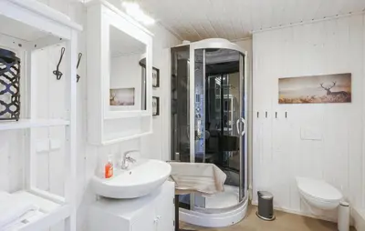 Ein Badezimmer in der Unterkunft Haus Antonia