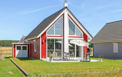 Das Gebäude in dem sich das Ferienhaus befindet