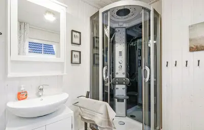 Ein Badezimmer in der Unterkunft Haus Antonia