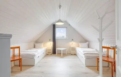 Ein Bett oder Betten in einem Zimmer der Unterkunft Haus Charlotte