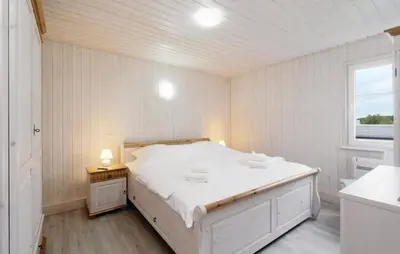 Ein Bett oder Betten in einem Zimmer der Unterkunft Haus Easy