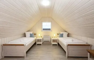 Ein Bett oder Betten in einem Zimmer der Unterkunft Haus Easy