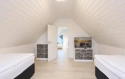 Ein Bett oder Betten in einem Zimmer der Unterkunft Haus Liam