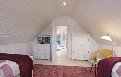 Ein Bett oder Betten in einem Zimmer der Unterkunft Haus Patricia