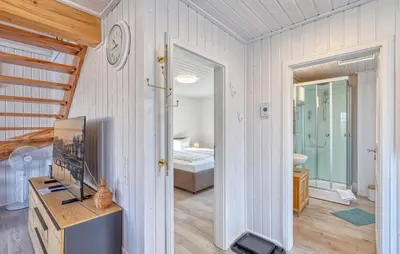 Ein Badezimmer in der Unterkunft Haus Wald & Wiese