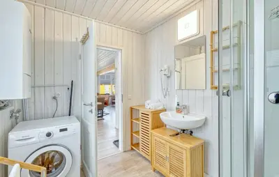 Ein Badezimmer in der Unterkunft Haus Wald & Wiese