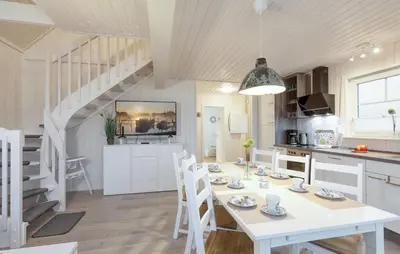 Küche/Küchenzeile in der Unterkunft Hus Karibu