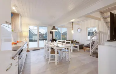 Küche/Küchenzeile in der Unterkunft Hus Karibu