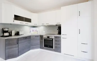 Küche/Küchenzeile in der Unterkunft Hus Rehkitz