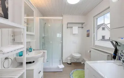 Ein Badezimmer in der Unterkunft Villa Kunterbunt
