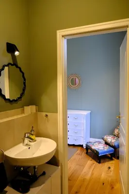 Ein Badezimmer in der Unterkunft Hofensemble nahe Berlin