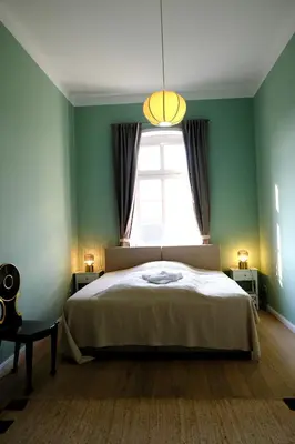 Ein Bett oder Betten in einem Zimmer der Unterkunft Hofensemble nahe Berlin