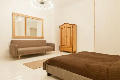 Ein Bett oder Betten in einem Zimmer der Unterkunft Smart Appart Insel Berlin Mitte