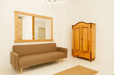 Ein Sitzbereich in der Unterkunft Smart Appart Insel Berlin Mitte