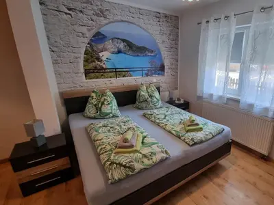 Ein Bett oder Betten in einem Zimmer der Unterkunft Holiday home with 3 bedrooms