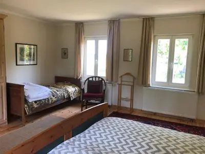 Ein Bett oder Betten in einem Zimmer der Unterkunft 2 at Lake Ruppin