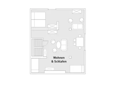 Grundriss der Unterkunft Gable house Ruppin Lake