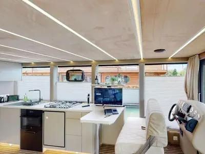 TV/Unterhaltungsangebot in der Unterkunft Harbor Suite Templin