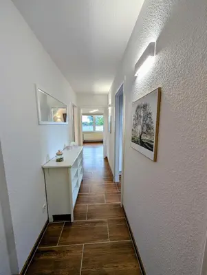 Küche/Küchenzeile in der Unterkunft Gemütliche 2-Zimmer-Ferienwohnung mit Garten