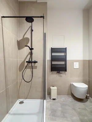 Ein Badezimmer in der Unterkunft Am Weinberg
