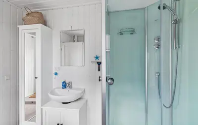 Ein Badezimmer in der Unterkunft Haus Horizon