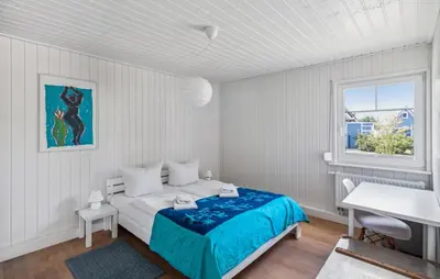 Ein Bett oder Betten in einem Zimmer der Unterkunft Haus Horizon