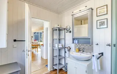 Ein Badezimmer in der Unterkunft Haus Klaudia
