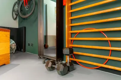 Grundriss der Unterkunft Heidels Design Loft & Gym Xberg