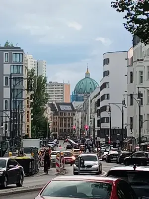 Ein allgemeiner Blick auf Berlin oder ein Stadtblick von der Ferienwohnung aus