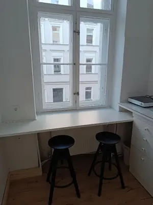 Küche/Küchenzeile in der Unterkunft Studio Berlin Center