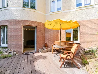 Das Gebäude in dem sich die Ferienwohnung befindet