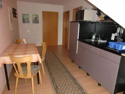 Küche/Küchenzeile in der Unterkunft Apartment Appartement mit Blick auf das Wasser by Interhome