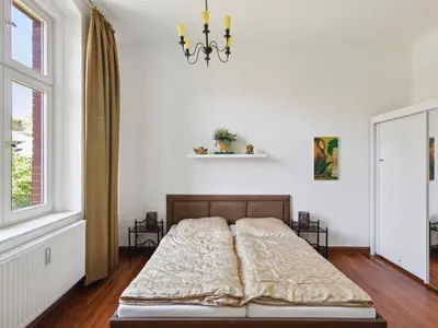 Ein Bett oder Betten in einem Zimmer der Unterkunft Apartment Gründerzeitvilla by Interhome