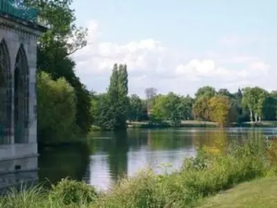 Blick auf einen Fluss in der Nähe der Ferienwohnung