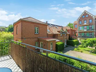 Das Gebäude in dem sich die Ferienwohnung befindet