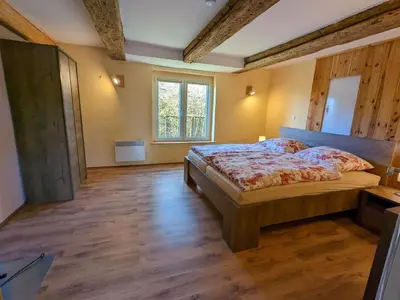 Ein Bett oder Betten in einem Zimmer der Unterkunft Holiday Home in Berkenlatten mit Großer Terrasse by Interhome