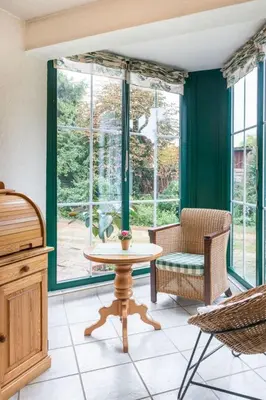 Ein Sitzbereich in der Unterkunft Holiday Home Löwenzahn by Interhome