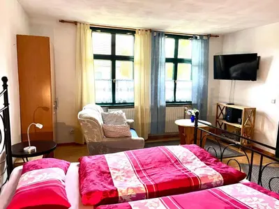 Ein Bett oder Betten in einem Zimmer der Unterkunft Apartment Spitzwegerich by Interhome