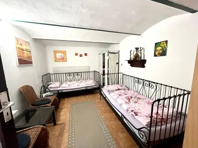 Ein Bett oder Betten in einem Zimmer der Unterkunft Apartment Spitzwegerich by Interhome
