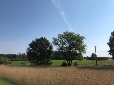 Naturlandschaft in der Nähe des Ferienhauses