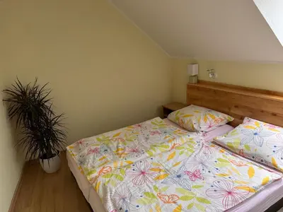 Ein Bett oder Betten in einem Zimmer der Unterkunft Apartment am Schwielochsee by Interhome