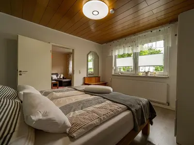 Ein Bett oder Betten in einem Zimmer der Unterkunft Apartment FW am Kanal by Interhome