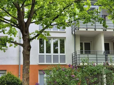 Das Gebäude in dem sich die Ferienwohnung befindet