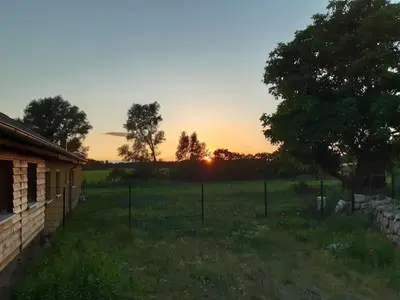 Blick auf den Sonnenuntergang/Sonnenaufgang von des Ferienhauses aus oder aus der Nähe