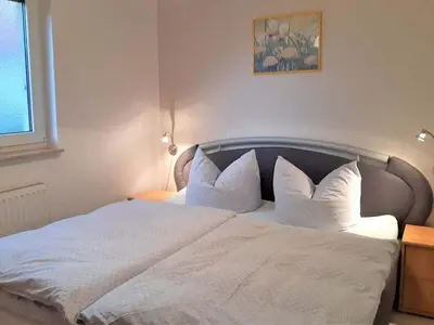 Ein Bett oder Betten in einem Zimmer der Unterkunft Holiday apartment in Parlow with parking