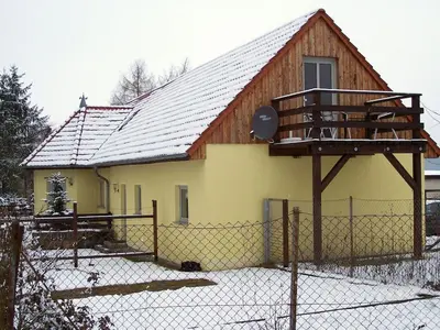 Holiday apartment in Parlow with parking im Winter
